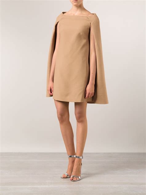 valentino cape inspired dress